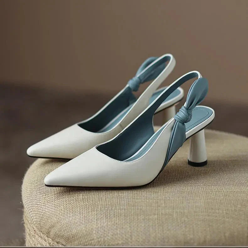 Nora - Stylische schwarze Schuhe mit Schleife