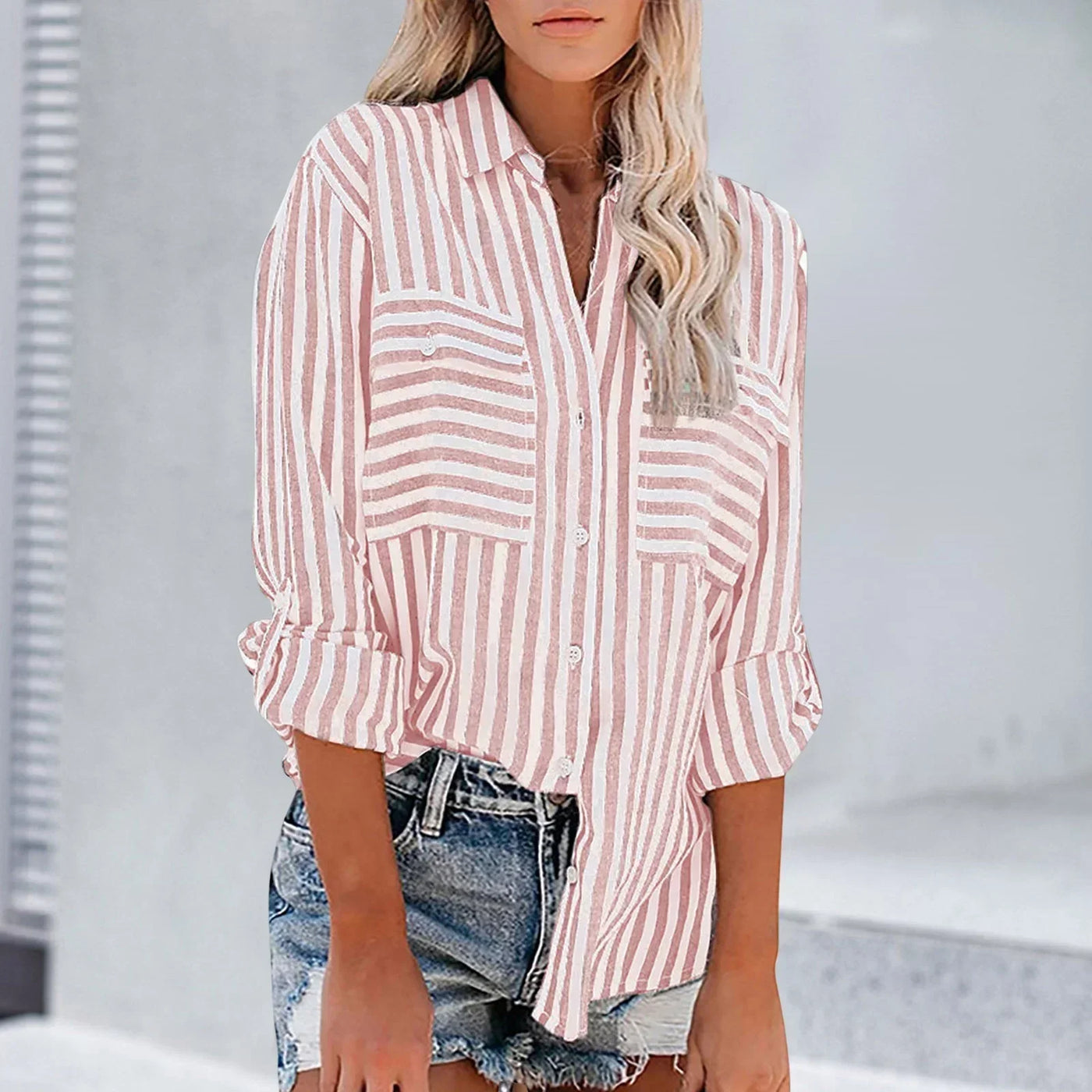 Bruford® | Gestreifte Langarmbluse