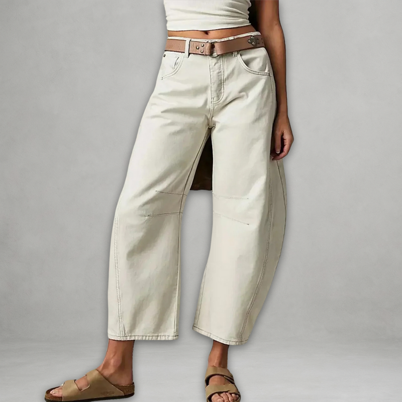 Entela – Lässige Lockere Jeans Mit Tasche