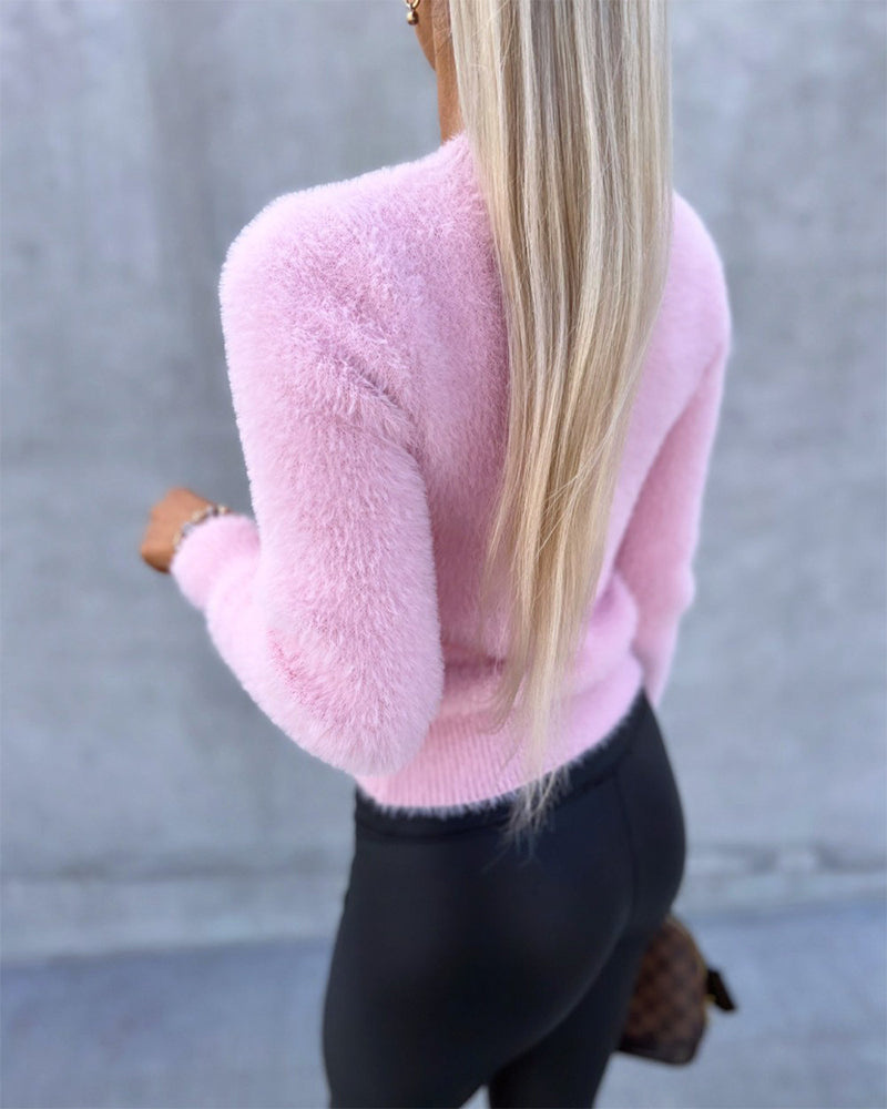 Eleganter Barbie Pullover mit weicher Haut für Damen | Ideal für den Winter