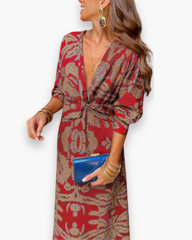 Damen Elegantes Festliches Kleid | Maxi