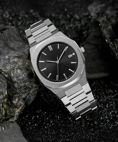 Sand Minimalistische ultradünne Uhr