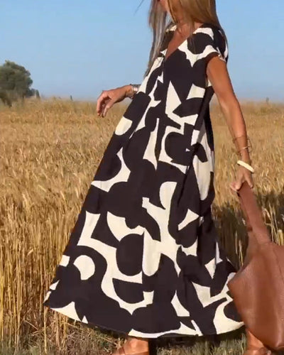 Gina - Elegantes Druckkleid für Frauen