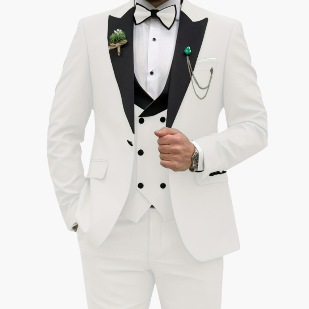 Stylisher Slim Fit Anzug - moderner Look für Herren zur Hochzeit