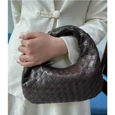 Damen Stylische Geflochtene Knotenhenkel Hand Tasche | Klein