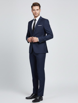 Andreas | Herren Frühlings Zweiteiliges Anzug Set – Marineblau