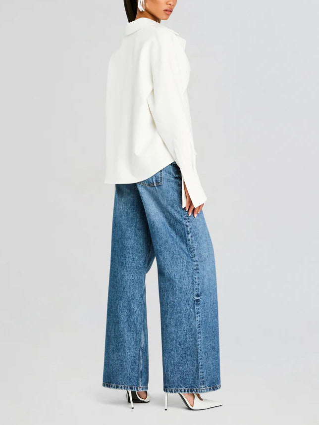 Iris™ Weiße Bluse