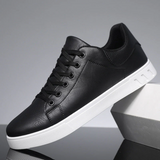 Erik | Herren Freizeit-Sneaker zum Gehen mit Schnürung – Schwarz