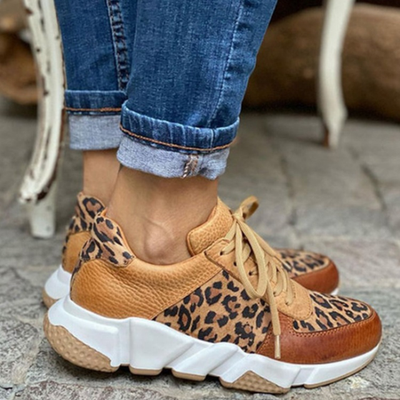 Claire – Stylische Damen-Sneaker mit Leopardenmuster und leichtem Komfort