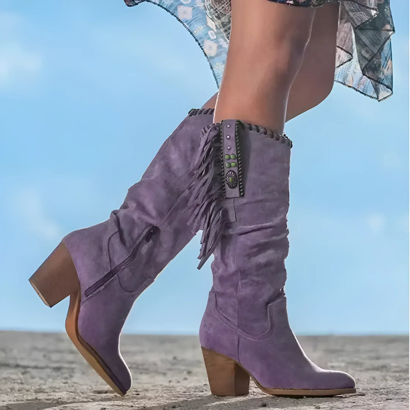 RAYLA - RETRO WESTERN COWBOY STIEFEL