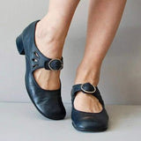 Jana | Damen Frühlings Schuhe Mit Schnallenriemen – Blau