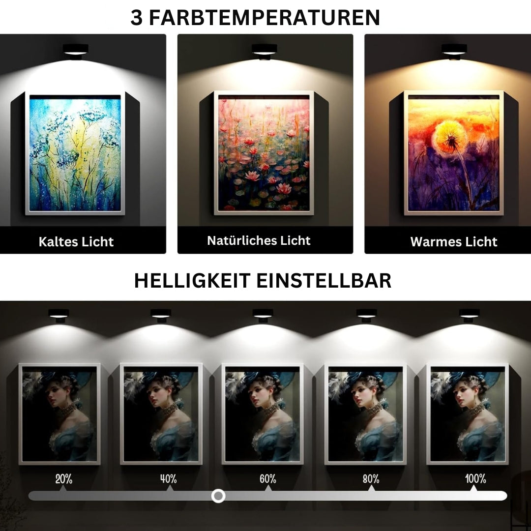 GlowFrame - Magnetisches Mallicht mit 13 Beleuchtungsmodi ( 3er-Pack )