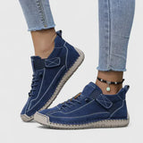 Jessica | Damen Lässig Schicke Bequeme Schnürsneaker – Blau