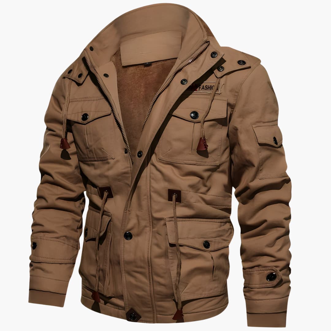 Multi-Pocket Militärjacke für Herren