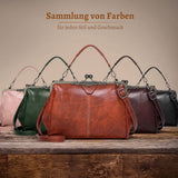 Elisabeth – Klassischer Charme Vintage Handtasche – Schwarz