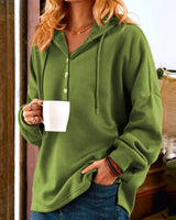 Jessica | Stylisches Kapuzen-Sweatshirt für Damen – Grün