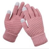 Eive | Gestrickte Handschuhe mit Touchscreen – Rosa