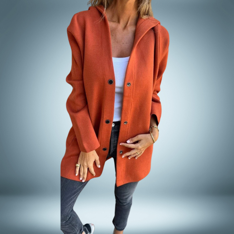 Rainah | Eleganter Trenchcoat mit Capuchon