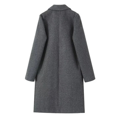 Alina® | Minimalistischer Wollmantel