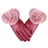 Handschuhe mit Touchscreen-Fingerspitzen – Bordeaux