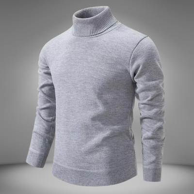 Klassischer Rollkragenstrickpullover für Männer