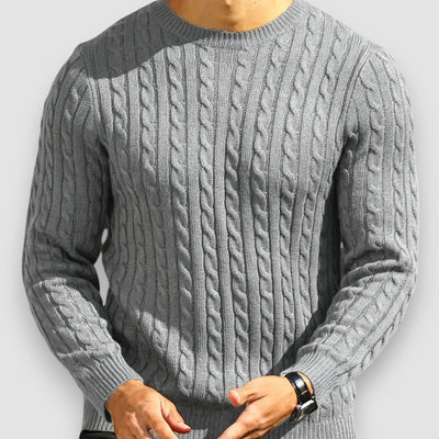 Lizo | Crew Neck Knit Sweater