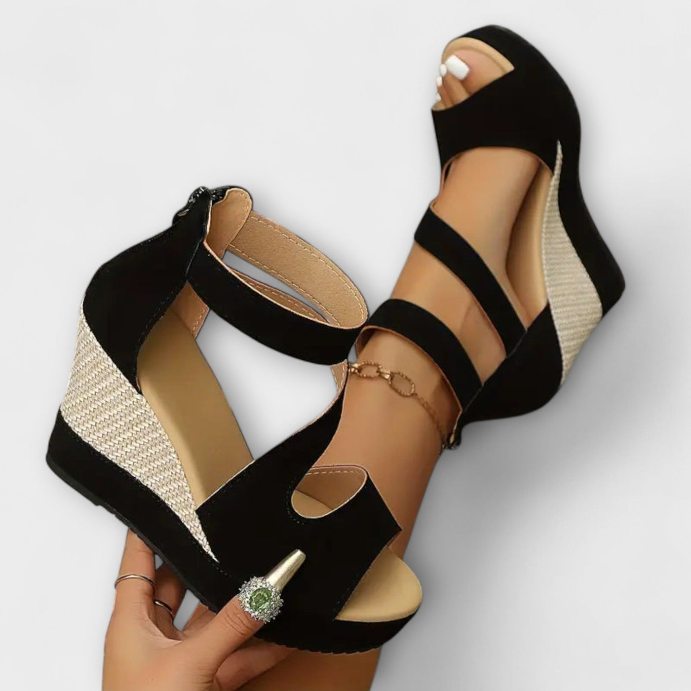 Valencia - Komfort Orthopädische Keil-Sandalen