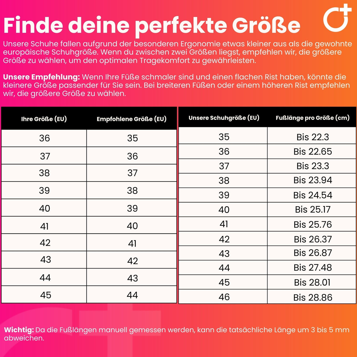 Damenschuhe: Komfortable Schuhe für jeden Fußtyp