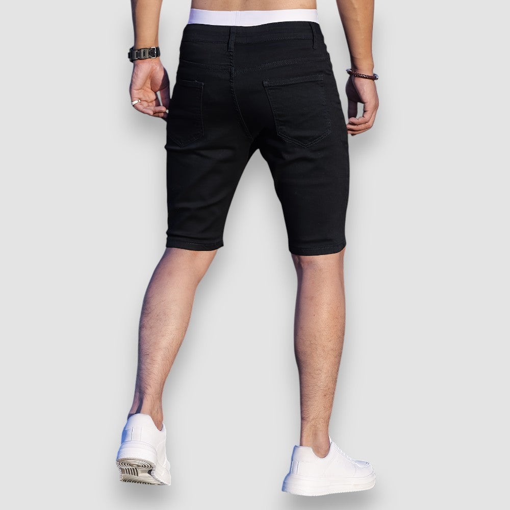 Lior | Stretch Denim Shorts