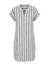 Camelia - fließendes Hemdkleid – Grau