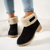 Sofia | Klassische Winterstiefel für Damen – Schwarz