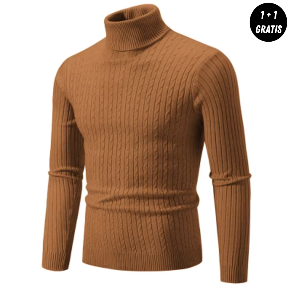 Asael | Warmer Strickpullover mit Rollkragen