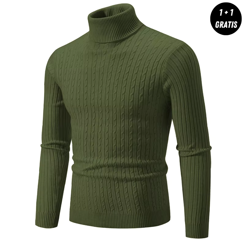 Asael | Warmer Strickpullover mit Rollkragen