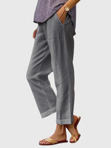 Mila | Elegante Damenhose modern chic – Grau