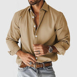 Adrian | Ferran Leandro Hemd Herrenstil – Khaki