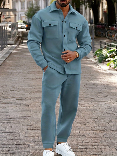 Lässiger 3D-Print Baumwolle Hoodie und Jogginghose Trainingsanzug für Herren | Perfekt für Outdoor-Aktivitäten