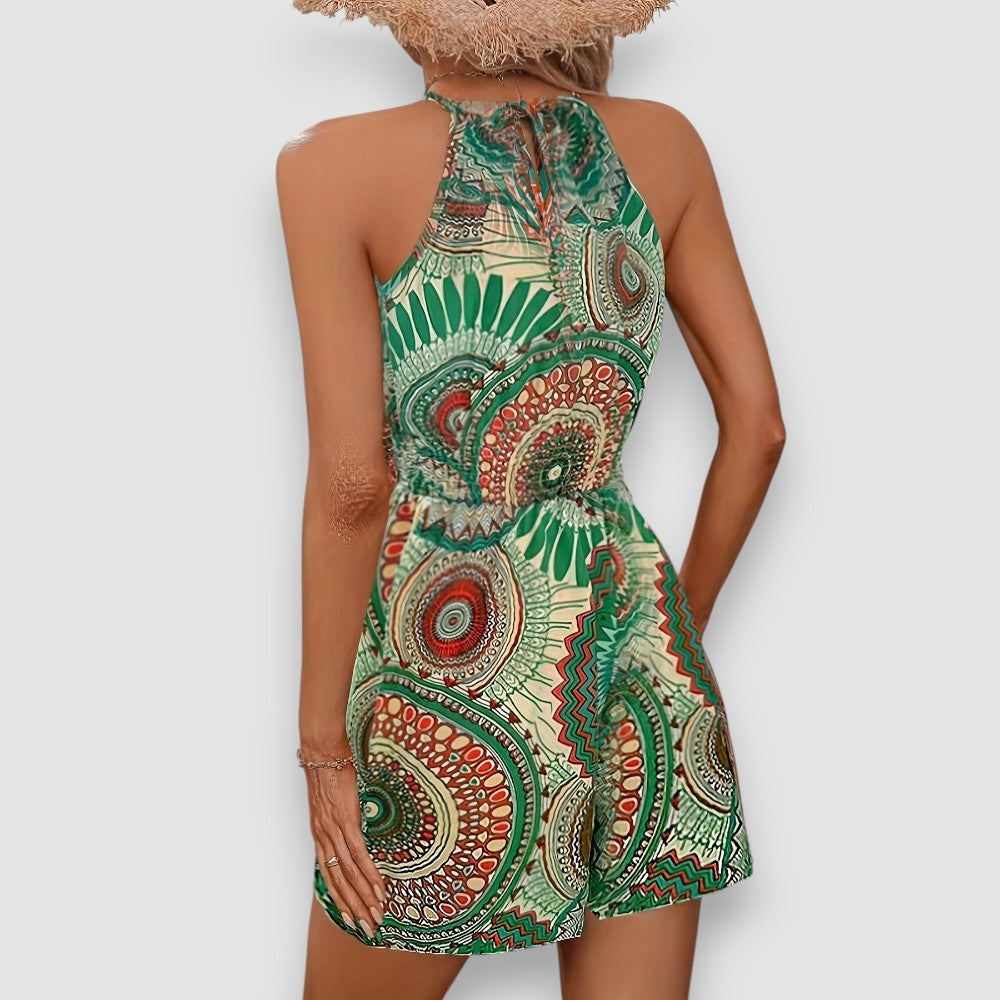 Clara | Vintage ärmelloser Jumpsuit