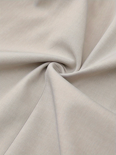 Elegantes Business-Zweiteiler-Set mit Schalkragen in Weiß für Damen | Ideal für das tägliche Tragen