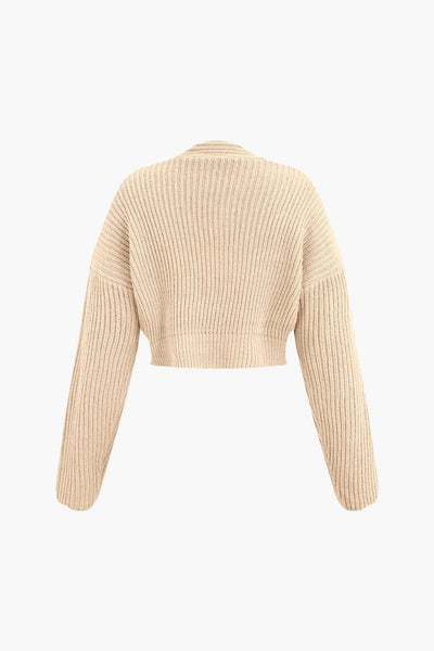 Klara | Elegantes Strick-Set mit Wickel-Oberteil & Bleistiftrock