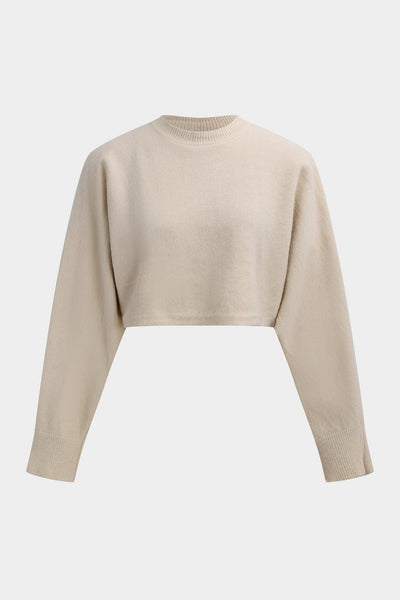 Shira | Strick-Zweiteiler-Set mit Crop-Pullover & Figurbetontem Kleid