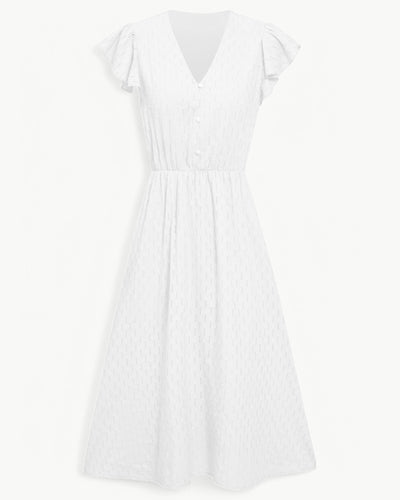 Julieta – Midikleid Mit Rüschenärmeln