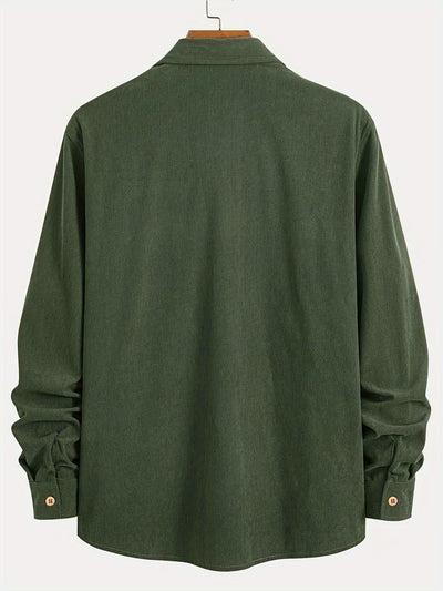 Felipe - Lässiges Hemd Aus Kord Mit Knöpfen