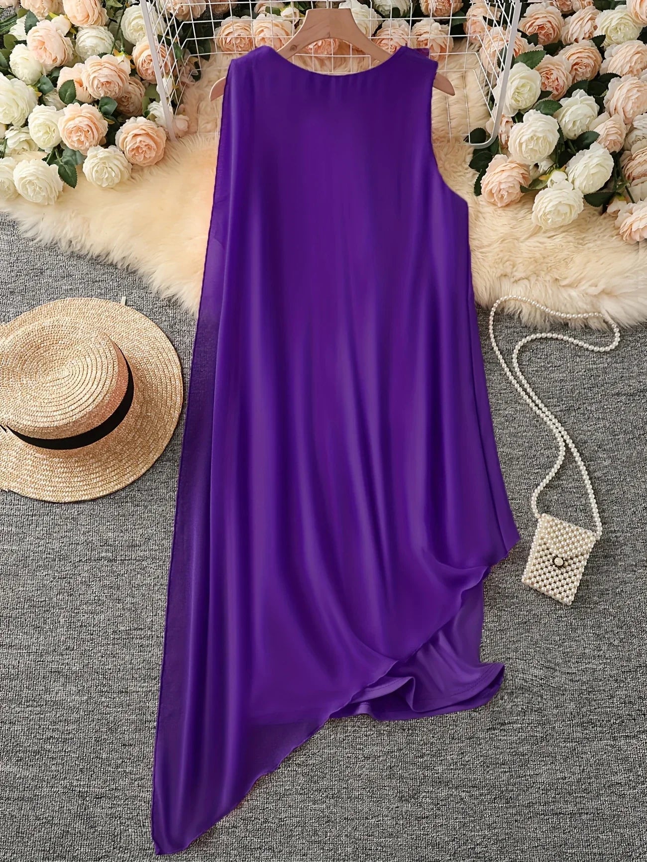 Maren – Elegantes Midi Kleid Mit Ärmellos