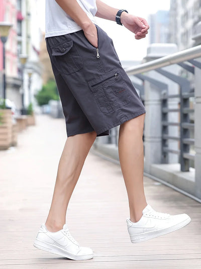 Fedde – Leichte Cargo Shorts Mit Tasche