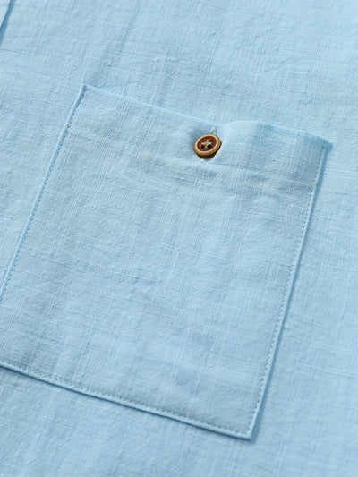 Tejada - Lässiges Baumwollhemd Mit Tasche