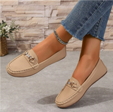 Elizabeth | Zeitlose und elegante Damen-Loafer für jeden Tag – Khaki