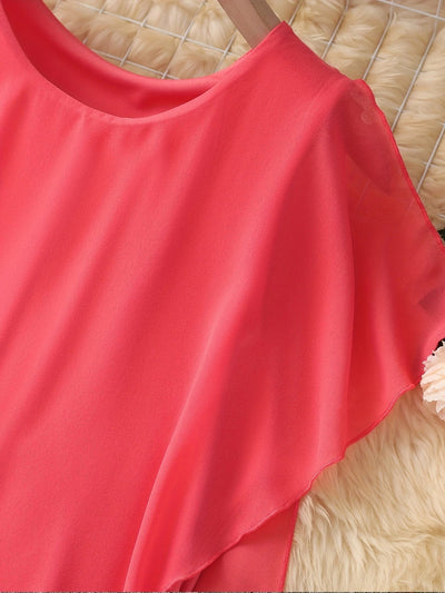 Maren – Elegantes Midi Kleid Mit Ärmellos