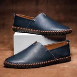 Karl | Herren Frühling Legere Slip-On Loafers – Marineblau