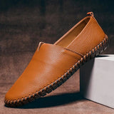 Karl | Herren Frühling Legere Slip-On Loafers – Karamell
