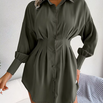 Hertha – Elegantes Blusenkleid mit Taillenbetonung